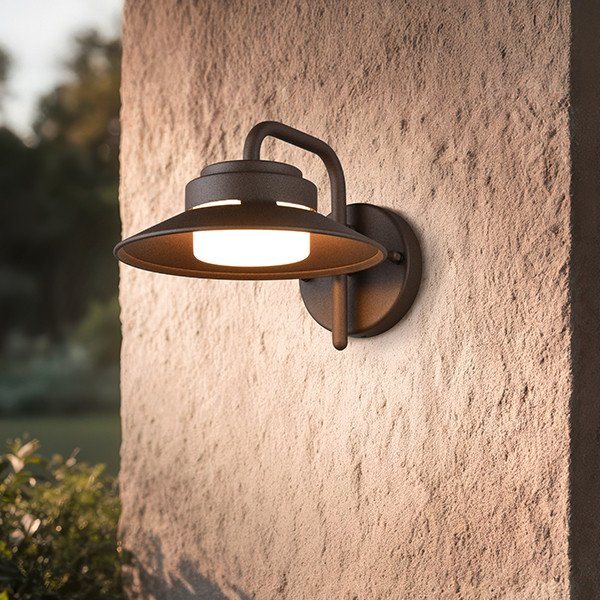 Wandlamp buiten GX53 | Atrato | Rond | IP44 | Roestkleur | Trio Lighting LTR00806 - 6