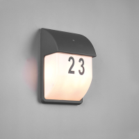 Wandlamp buiten met schemersensor E14 | Mersey | IP44 | Antraciet | Trio Lighting LTR00344