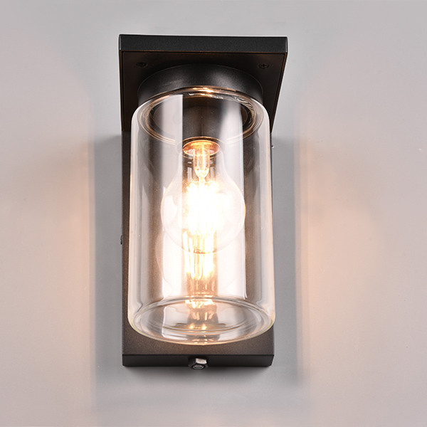 Wandlamp buiten met schemersensor E27 | Ardila | IP44 | Zwart | Trio Lighting LTR00340 - 2