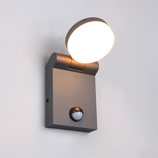 Trio Wandlamp buiten met sensor | Adour | 2300-4000K | IP44 | Antraciet | Trio Lighting  LTR00426 - 1