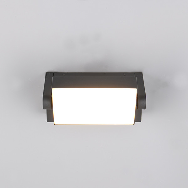 Trio Wandlamp buiten met sensor | Kansas | 3000K | IP54 | Antraciet | 10W | Trio Lighting  LTR00420 - 4