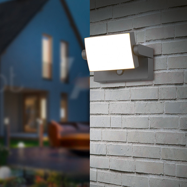 Trio Wandlamp buiten met sensor | Kansas | 3000K | IP54 | Antraciet | 10W | Trio Lighting  LTR00420 - 5