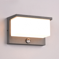 Trio Wandlamp buiten met sensor | Nestos | 3000K | Antraciet | IP54 | 13W  LTR00348