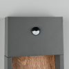 Trio Wandlamp buiten met sensor | Salmon | 3000K | IP44 | Zwart | 11W | Trio Lighting  LTR00416 - 2