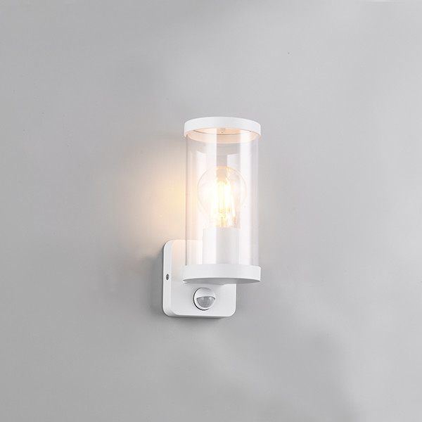 Trio Wandlamp buiten met sensor E27 | Bonito | IP44 | Wit | Trio Lighting  LTR00441 - 1