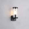 Trio Wandlamp buiten met sensor E27 | Bonito | IP44 | Zwart | Trio Lighting  LTR00442 - 1