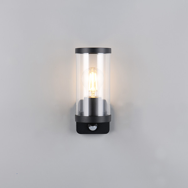 Trio Wandlamp buiten met sensor E27 | Bonito | IP44 | Zwart | Trio Lighting  LTR00442 - 2