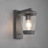 Trio Wandlamp buiten met sensor E27 | Cavado | IP44 | Antraciet