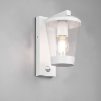 Trio Wandlamp buiten met sensor E27 | Cavado | IP44 | Wit  LTR00354