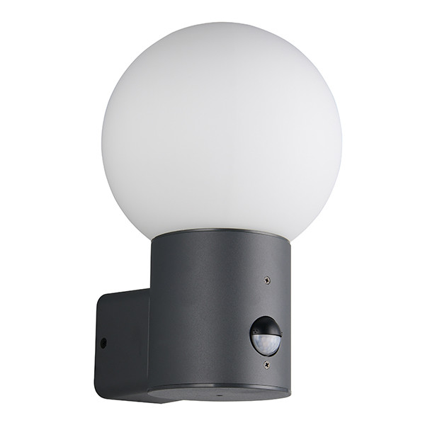 Wandlamp buiten met sensor E27 | Mures | IP44 | Antraciet | Trio Lighting LTR00810 - 2
