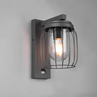 Trio Wandlamp buiten met sensor E27 | Tuela | IP44 | Antraciet  LTR00356