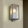 Trio Wandlamp met sensor E27 | Garonne | IP44 | Antraciet | Trio Lighting  LTR00435 - 5
