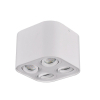 Trio led opbouwspot | Vierkant | Cookie | Wit | 4x GU10 fitting  LTR00146 - 1