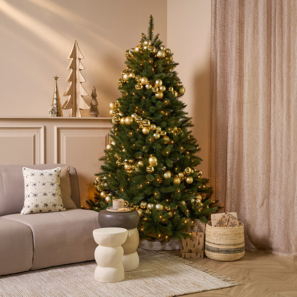 Kunstkerstboom 2,15m | Forest frosted | 304 lampjes | 1248 Tips | PVC | Triumph Tree LBB00307 - 4