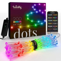 Twinkly Dots RGB | 10 meter | Transparant (200 leds, Wifi, IP44)  LTW00049
