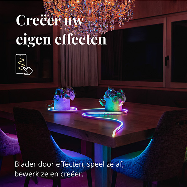 Twinkly Flex | Lichtslang RGB | 2 meter (200 leds, Wifi, IP20)  LTW00031 - 3