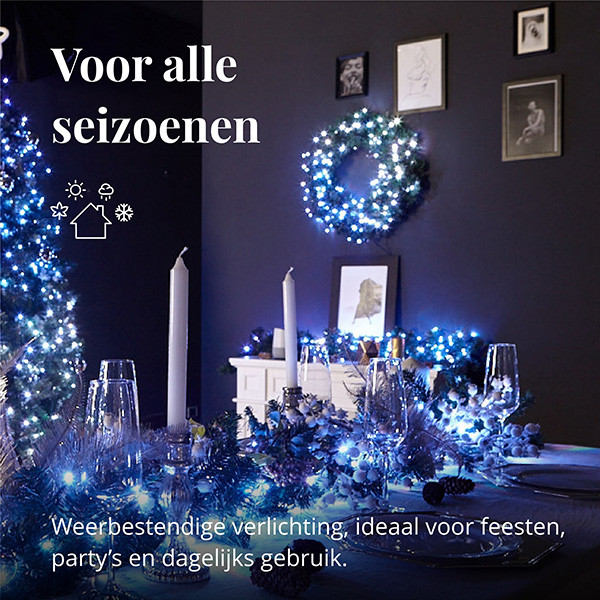 Twinkly Kerstkrans RGB | Ø 61 cm (50 leds, Wifi, IP20)  LTW00030 - 5