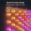 Twinkly Matrix lichtgordijn RGB | 1 x 1 meter | Pearl Shaped (480 leds, Wifi & Bluetooth, IP20)  LTW00074 - 2