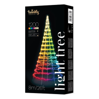 Twinkly Vlaggenmast Kerstboom RGBW | 8 meter (1200 leds, Wifi, IP44)  LTW00044