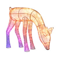 Twinkly doe reindeer RGBW | 75 cm | Multicolor (160 leds, Wifi, IP44)  LTW00095