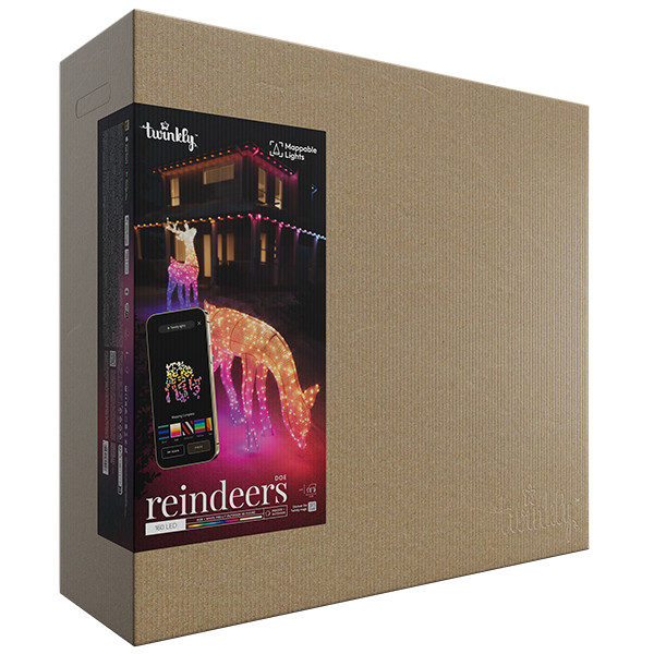 Twinkly doe reindeer RGBW | 75 cm | Multicolor (160 leds, Wifi, IP44)  LTW00095 - 2