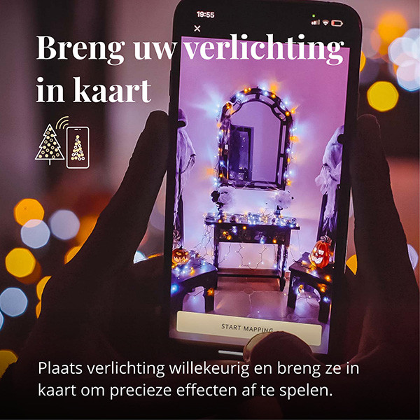 Twinkly ijspegelverlichting AWW | 5 meter | Gold edition (190 leds, Wifi, IP44)  LTW00013 - 6