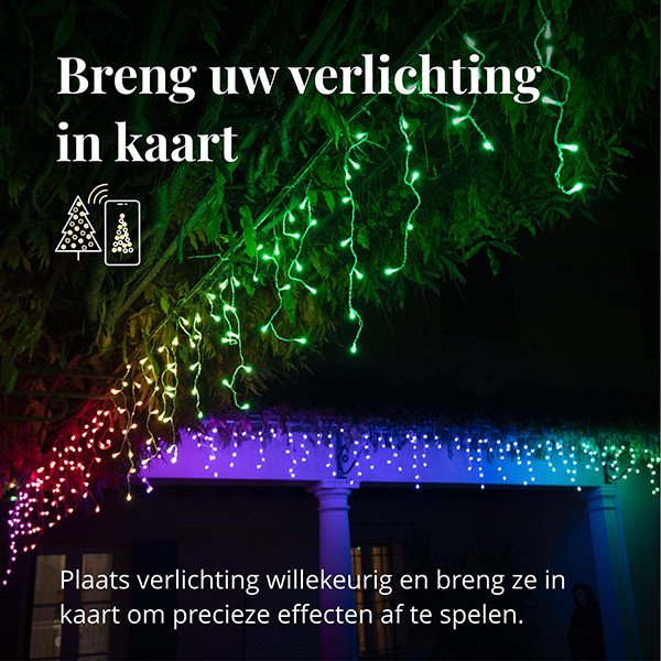 Twinkly ijspegelverlichting RGB | 5 meter | Multicolor (190 leds, Wifi, IP44)  LTW00011 - 6