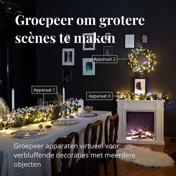 Twinkly kerstverlichting AWW | 32 meter | Gold edition (400 leds, Wifi, IP44)  LTW00023 - 5