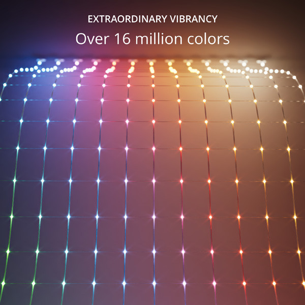 Twinkly netverlichting RGB | 1.2 x 1.9 meter | Multicolor (260 leds, Wifi, IP44)  LTW00090 - 3