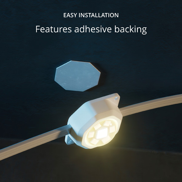 Twinkly permanent outdoor lights RGBW | 30 meter | Multicolor (72 leds, Wifi, IP65)  LTW00093 - 3