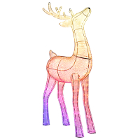 Twinkly stag reindeer RGBW | 120 cm | Multicolor (240 leds, Wifi, IP44)  LTW00094