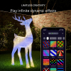 Twinkly stag reindeer RGBW | 120 cm | Multicolor (240 leds, Wifi, IP44)  LTW00094 - 5