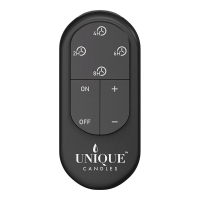 Afstandsbediening voor Unique Candles led kaarsen | Zwart LDH00653