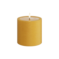 Unique Candles Led kaars 10 x 10 cm | Curry | 3D vlam | Unique Candles  LDH00683