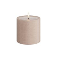 Unique Candles Led kaars 10 x 10 cm | Rose | 3D vlam | Unique Candles  LDH00678