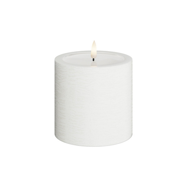 Unique Candles Led kaars 10 x 10 cm | Wit | 3D vlam | Unique Candles  LDH00658 - 1