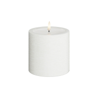 Unique Candles Led kaars 10 x 10 cm | Wit | 3D vlam | Unique Candles  LDH00658