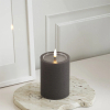 Led kaars 7,5 x 10 cm | Mocca | 3D vlam | Unique Candles LDH00660 - 2