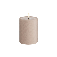Unique Candles Led kaars 7,5 x 10 cm | Rose | 3D vlam | Unique Candles  LDH00675