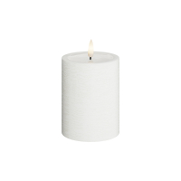 Unique Candles Led kaars 7,5 x 10 cm | Wit | 3D vlam | Unique Candles  LDH00655