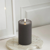 Led kaars 7,5 x 12,5 cm | Mocca | 3D vlam | Unique Candles LDH00661 - 2