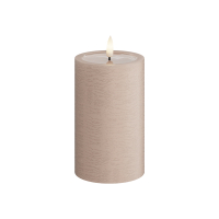 Unique Candles Led kaars 7,5 x 12,5 cm | Rose | 3D vlam | Unique Candles  LDH00676