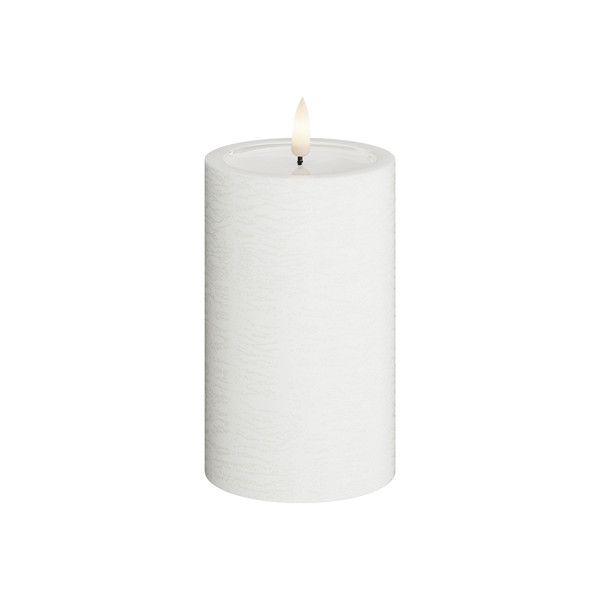 Unique Candles Led kaars 7,5 x 12,5 cm | Wit | 3D vlam | Unique Candles  LDH00656 - 1