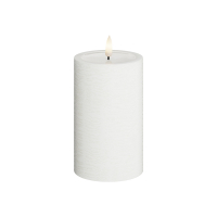 Unique Candles Led kaars 7,5 x 12,5 cm | Wit | 3D vlam | Unique Candles  LDH00656
