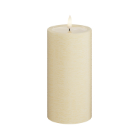 Unique Candles Led kaars 7,5 x 15 cm | Creme | 3D vlam | Unique Candles  LDH00667