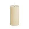 Led kaars 7,5 x 15 cm | Creme | 3D vlam | Unique Candles