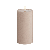 Unique Candles Led kaars 7,5 x 15 cm | Rose | 3D vlam | Unique Candles  LDH00677