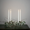 Uyuni Cadeaubox Dinerkaarsen | Wit | 4 stuks | 2,3 x 25 cm | Afstandsbediening LUY00104 - 4