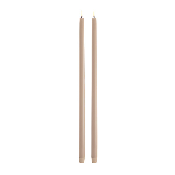Uyuni Dinerkaars | Extra dun | Beige | 2,3 x 32 cm | 2-pack LUY00256 - 1