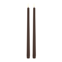 Uyuni Dinerkaars | Extra dun | Bruin | 2,3 x 32 cm | 2-pack LUY00260